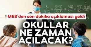 Öğrenciler karne alıp tatile girdikten sonra şimdi de okullar ne zaman açılacak? Son Dakika 2020 2021 Okullar Ne Zaman Acilacak Ortaokullar Liseler Ve Universitelerde Yuz Yuze Egitim Ne Zaman Baslayacak Egitim Haberleri
