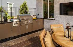 Each stainless steel pot and pan is made with a capsulated bottom for an even distribution of heat. Outdoor Base Cabinets Made From Stainless Steel Danver