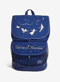 Loungefly Disney Peter Pan Stars Backpack Blue Backpack Disney Backpacks Cute Mini Backpacks