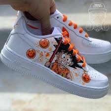 Suited for street wear fashion. Nike Af 1 Custom Dragon Ball In 2021 Nike Shoes Air Force Nike Air Shoes Hype Shoes