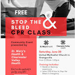 FREE Community Classes – Learn CPR & Stop the Bleed