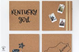 If shabby chic is more your style, pick up a picture frame for cheap from a thrift store and transform it into this cute message board. Diy Cork Board Made With Iron On Vinyl The Polka Dot Chair
