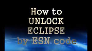 Anyway, the original owner of this deck called eclipse to get the unlock code, and he claims that eclipse won't talk to him because . How To Unlock Eclipse By Esn Code Youtube