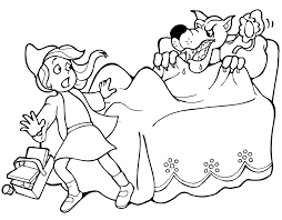 Little red riding hood's forest walk. Little Red Riding Hood 49354 Cartoons Printable Coloring Pages