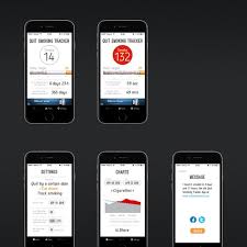 This app helps you to quit smoking. Quit Smoking App For Apple Iphone App Design Contest 99designs