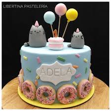 Cake Tematica Pusheen By Libertinapasteleria Pedidos Y Consultas Libertinapasteleria Gmail Pusheen Cakes Birthday Cake For Cat Happy Birthday Cakes