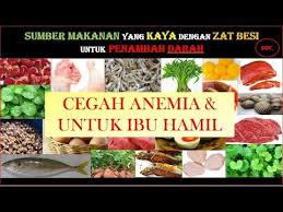Kandungan zat besi dari sumber haiwan mudah diserap berbanding sumber lain. Makanan Penambah Darah Sumber Zat Besi Youtube