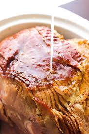 Place the ham cut side down in the slow cooker. Crock Pot Brown Sugar Pineapple Spiral Ham Berry Maple