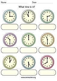 Half Hours Resources Tes Time Worksheets Telling Time Worksheets Kindergarten Telling Time