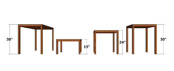 What is the average size of. Sizing Furniture Table Height Chief S Shop