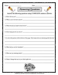 Write special and alternative questions to the answers read these facts ask and answer questions about the facts. Question Answering Classroom Freebies Teaching Writing 3rd Grade Writing
