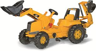 In this short video you will see this mini excavator working. Amazon Com Rolly Toys Cat Construction Pedal Tractor Backhoe Loader Front Loader And Excavator Digger Youth Ages 3 Toys Games