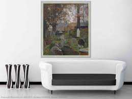 Museum Art Reproductions Church Graveyard by Benjamin Haughton (1865-1924) 