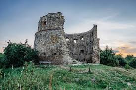 Ruins Chapel Saint Mary Magdalene Hill Maly Blanik Central Bohemia — Stock  Photo © eva.on.the.road #465663266