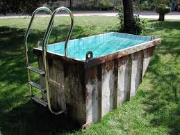 Cute Mini Dumpster Swimming Pool 1001 Gardens Piscines Faites Maison Piscine Piscines Design