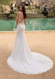 Find the perfect wedding dress for your big day. Pronovias Morocco Tattoo Effect Back Lace Wedding Dress Designer Bridal Room