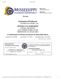 Other includes all other license types offered by the state. Mississippi Life And Health Insurance License