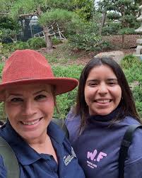 LCHS Seniors and Chaperones had a great time today at the @csulongbeach Earl  Burns Miller Japanese Gardens today!