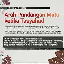 Ternyata Saat Tasyahud Pandangan Mata Bukan Mengarah Ke Tempat Sujud Pray Ramadhan Pembina