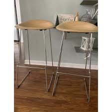 Icf Group Italy Wood Metal Designer Eames Style Bar Stools Chairish Enjoy free shipping on most stuff, even big stuff.