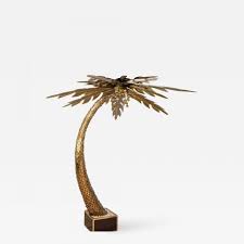 Maison Jansen Large Maison Jansen Palm Tree Floor Lamp Tree Floor Lamp Beautiful Floor Lamps Maison Jansen