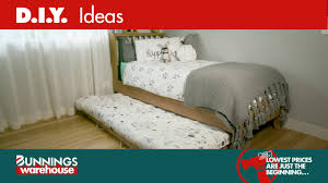 ← full bed with trundle canada. How To Make A Trundle Bed On Wheels D I Y At Bunnings Youtube