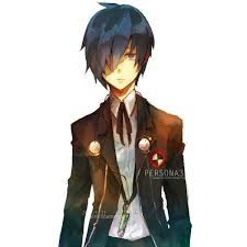 Amai Arisato Minato Blue Hair Headphones Persona Persona 3 School Liked On Polyvore Anime Characters Anime Anime Blue Hair