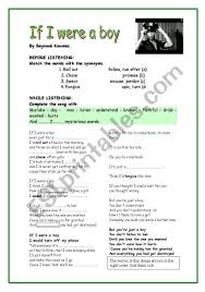 Listening Activity It Includes Exercises On Conditional Ii Classroom Songs Music Activities Songs