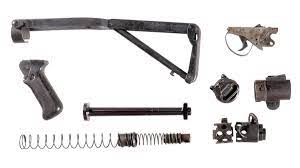 This is a semi auto build kit for the sterling mk4. Parts For A Sterling Mk4 Sub Machine Gun Rock Island Auction