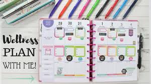 While the basic layout of the interior and calendar pages is the same in each planner, the decorative elements, fonts used. Wellness Fitness Plan With Me Jan 29th Feb 4th Classic Size Happy Planner At Home With Quita Youtube