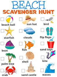 Are You Visiting The Beach Soon This Beach Scavenger Hunt Is Perfect To Keep Them Busy And Happy Prin Beach Scavenger Hunt Beach Kids Scavenger Hunt For Kids