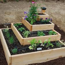 Diy Stacked Herb Garden Veggie Garden Design Raised Vegetable Garden Designs Vegetable Garden Design