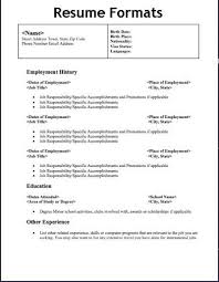 Read on to find out which resume type you should use to improve your compared with the other types of resume formats, a combination resume is a good. Different Types Of Resume Formats That Will Give Your Resume A Professional Design Sure Job