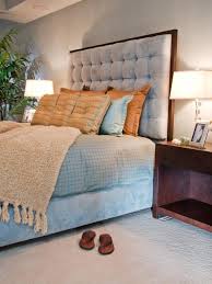 Icy Blue Suede Headboard In Contemporary Bedroom Contemporary Bedroom Home Chic Bedroom There are so many options to choose from, so get creative and breathe new life into that bed.
