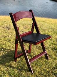 Hercules series 1000 lb capacity red mahogany resin folding chair, padded seat. Mahogany Resin Chair At Bouncesd