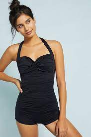 The Black One Piece Swimsuits Online Shoppers Swear By One Piece Swimsuit With Shorts Black One Piece Swimsuit Piece Swimsuit