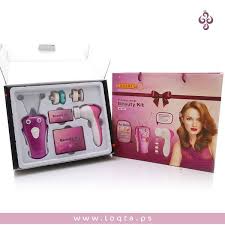 آلة نزع الشعر بالخيط وجهاز تقشير للجسم من بايدي Loqta Ps Beauty Kit Lunch Box Beauty
