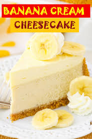 Banana Cream Cheesecake Avec Images Gateaux Et Desserts Recette Dessert Creme De Banane