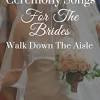 The processional begins when the immediate family walks down the aisle. 1