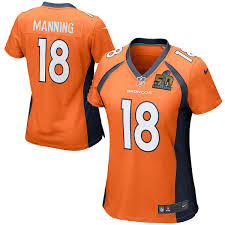 Cheap Womens Denver Broncos Peyton Manning Nike Orange