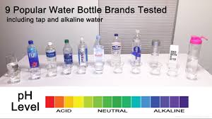 9 Popular Brands Of Bottled Water Tested For Ph Youtube