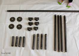 Diy pipe table base assembly steps: Diy Piping Table House By Hoff