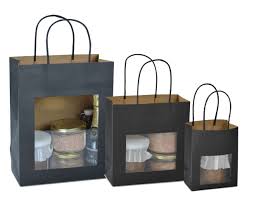 Sacs Vitrine Kraft Avec Fenetre Noir Intense Mat Proposé en rouleau de 2 mètres, 10 mètres ou 50 mètres. sacs vitrine kraft avec fenetre noir intense mat