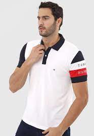 camisa polo tommy hilfiger reta logo branca camisa polo tommy camisa polo camisa jeans masculina