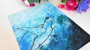 Maybe you would like to learn more about one of these? Easy Under The Sea Canvas Painting Acrylic Paint Youtube