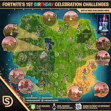 Question is, where can you find the bosses and where are. Fortnite Season 5 Anniversary Event Challenge Guide For Battle Pass Owners
