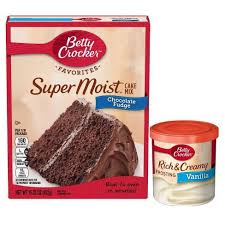 Betty crocker cake mix recipes. Betty Crocker Super Moist Chocolate Fudge Cake Mix Vanilla Frosting Bundle Target