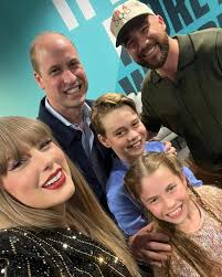 Taylor Swift takes selfie with Prince William and his children at Eras Tour  show in London Read more in comment👇👇
