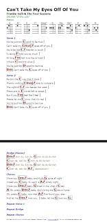 This was (and still is) a very popular tune, very. Can T Take My Eyes Off Of You Frankie Valli The Four Seasons Ukulele Chords Songs Ukulele Songs Ukulele