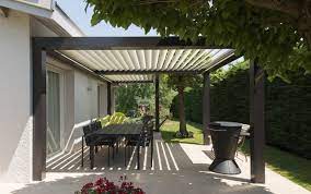 Orion menuiserie affiche le prix le moins cher à 6040 euros hors pose avec le modèle à éclairage led. Pergola Bioclimatique Design Quel Prix Monequerre Fr